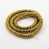 Grade A Electroplate Non-magnetic Synthetic Hematite Heishi Beads Strands X-G-M045-08B-2