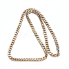 304 Stainless Steel Cuban Link Chain Necklaces & Bracelets Jewelry Sets SJEW-I081-04-6mm-2