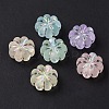 Transparent Frosted Acrylic Beads OACR-C013-31-4
