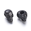 Halloween 304 Stainless Steel European Beads STAS-M274-116B-2