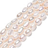 Natural Cultured Freshwater Pearl Beads Strands PEAR-N014-05E-1