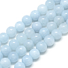 Natural Aquamarine Beads Strands X-G-S150-08-6mm-1