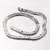 Electroplate Non-magnetic Synthetic Hematite Bead Strands G-F300-19-01-2