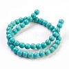 Synthetic Turquoise Beads Strands TURQ-G106-4mm-02D-2