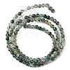 Natural Moss Agate Beads Strands G-K365-C06-01-3