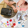 72Pcs 8 Colors Polyester European Beads OPDL-PH0001-09-5