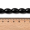 Natural Black Onyx Beads Strands G-F801-F02-03-5