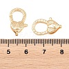 Brass Lobster Claw Clasps KK-H287-08G-G-3