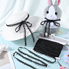 25M Nylon Elastic Pleated Lace Trim OCOR-CY0001-13B-3