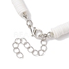 Bohemia Handmade Polymer Clay Heishi Beaded Necklaces NJEW-JN04778-5