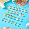 6Pcs 3 Colors Natural Cultured Freshwater Pearl Stud Earrings EJEW-TAC00027-11