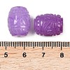 Natural Myanmar Jade Dyed Beads G-D364-09B-3