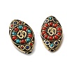Handmade Tibetan Style Beads KK-G473-01AG-1
