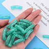 Transparent Crackle Acrylic Beads CACR-S009-001A-N68-5