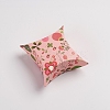 Flower Pattern Paper Pillow Candy Boxes X-CON-G008-C03-1