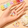 245Pcs 7 Colors Opaque Acrylic Beads MACR-YW0001-76A-6