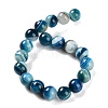 Natural Striped Agate/Banded Agate Beads Strands G-Z060-A01-C11-3