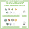 420Pcs Natural & Synthetic Mixed Gemstone Round Beads with 40Pcs Iron Rhinestone Spacer Beads DIY-ME0001-16-2
