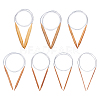 CHGCRAFT 7Pcs 7 Style Bamboo Circular Knitting Needles DIY-CA0005-02-1