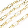 Soldered Brass Paperclip Chains CHC-D025-01G-01-2