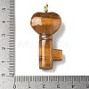 Natural Tiger Eye Pendants G-C274-05D-3