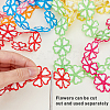 9 yards 9 colors Polyester Lace Trim CLOV-HY0001-01-3
