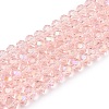 Electroplate Glass Beads Strands EGLA-A044-T4mm-L22-1