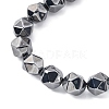Synthetic Terahertz Stone Beads Strands G-P571-F01-01-3