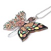 Colorful Butterfly Angel Acrylic Pendant Decoration RJEW-E007-03P-07-4
