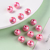 Opaque Acrylic Beads X-MACR-S370-D12mm-A02-6