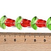 Transparent Glass Bead Strands GLAA-K070-02D-4