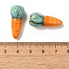 Food Theme Handmade Porcelain Beads X-PORC-NH0001-02-3