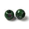 Natural Ruby in Zoisite European Beads G-N342-03H-2