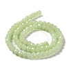 Baking Paint Imitation Jade Glass Bead Strands LS-DGLA-A034-J8MM-A21-4