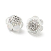 Acrylic Rhinestone Rondelle Beads CLAY-NH0003-02AS-07-2