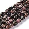 Natural Rhodonite Beads Strands G-G146-A07-01-1