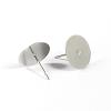 Tarnish Resistant 304 Stainless Steel Stud Earring Settings STAS-D431-22-1