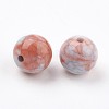 Crackle Acrylic Beads MACR-E025-22-16mm-3