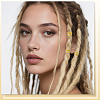 50Pcs 2 Colors Iron Dreadlocks Beads Hair Decoration OHAR-SC0001-19-6