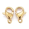 Ion Plating(IP) 304 Stainless Steel Lobster Claw Clasps LS-STAS-H352-01B-G-01-3