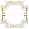 PVC Carved Self-adhesion Applique FIND-WH0149-22B-1