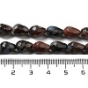 Natural Glaucophane Beads Strands G-P520-B01-01-5