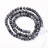 Natural Larvikite Beads Strands GSR3mmC128-2