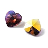 Electroplate Glass Charms GGLA-Z002-02B-2