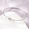 304 Stainless Steel Bangles for Women BJEW-N040-01D-P-1