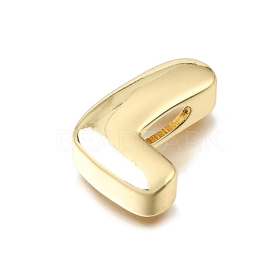 Brass Slide Charms KK-E802-33G-L-1