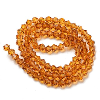 Transparent Glass Beads Strands EGLA-A039-T4mm-D28-1