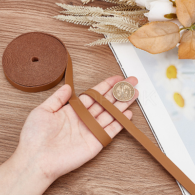 Flat PU Leather Cord WL-WH0004-09D-1