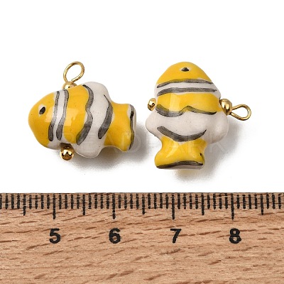 Handmade Porcelain Pendants PR-CBA0027-11G-09-1