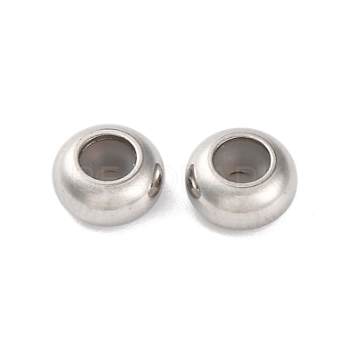 202 Stainless Steel Beads STAS-P238-10P-A-1